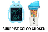CrunchCup + LCD Drawing Tablet Bundle – Sip, Crunch & Create Anywhere